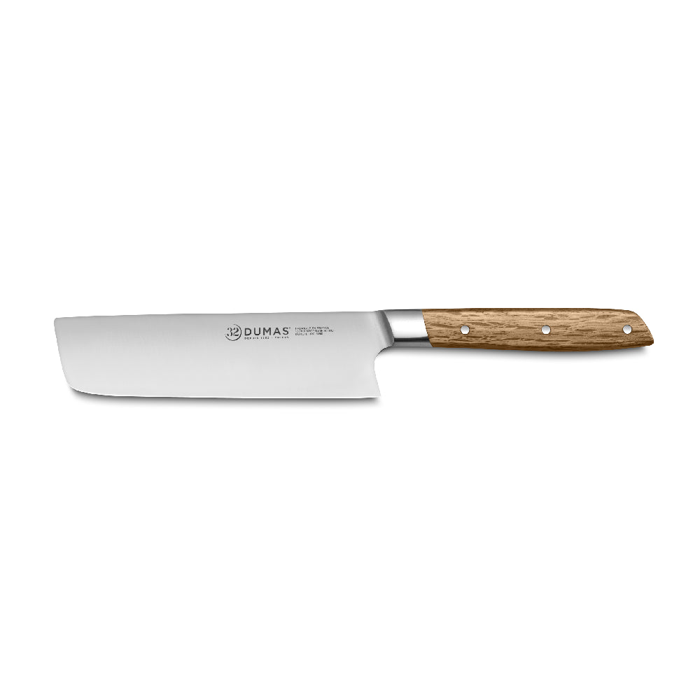 Couteau Nakiri Signature 16 cm 32 DUMAS avec manche en chêne vert
