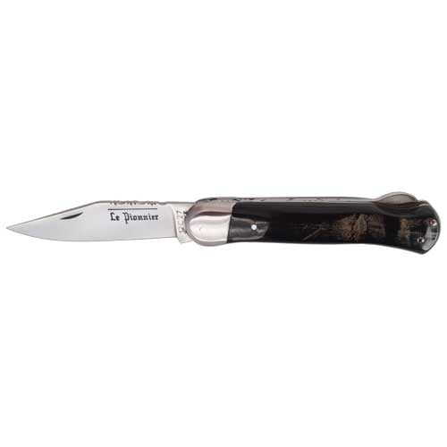 Couteau pliant Le Pionnier Chasse Croûte de buffle 1 pièce - DOURIS CHASTEL
