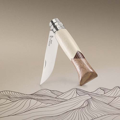 Couteau pliant n°9 Cime - OPINEL luxe vérole de sécurité 