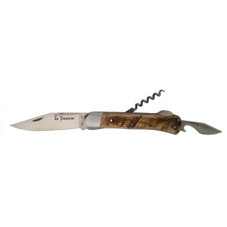 Couteau pliant Le Pionnier Chasse Corne de bélier 3 pièces - DOURIS CHASTEL