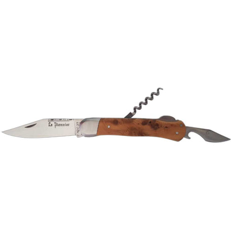 Couteau pliant Le Pionnier Chasse Bois Genévrier 3 pièces - DOURIS CHASTEL