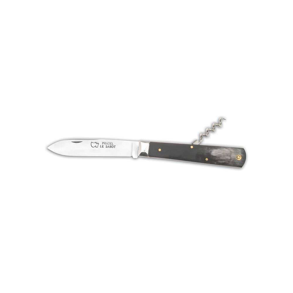 Couteau pliant Pradel Tire Bouchon Manche Corne - Au Sabot