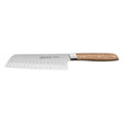Couteau Santoku Signature 18 cm 32 DUMAS avec manche en chêne vert