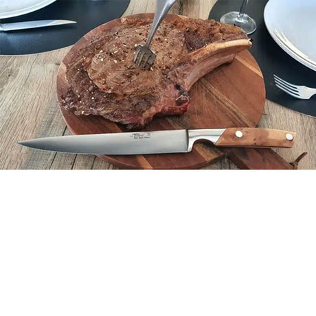Couteau Tranchelard 20cm Le Thiers - GOYON-CHAZEAU avec viande