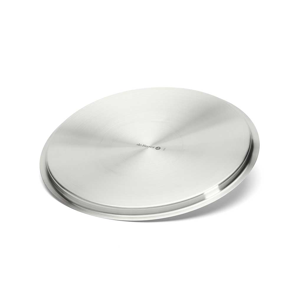 Couvercle Inox Brossé - DE BUYER envers