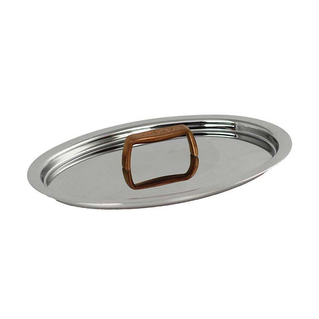 Couvercle inox finition cuivrée 15 cm CASTEL'PRO - CRISTEL