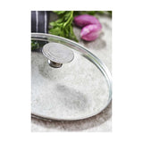 Couvercle en verre avec Pontet inox - DE BUYER en promotion