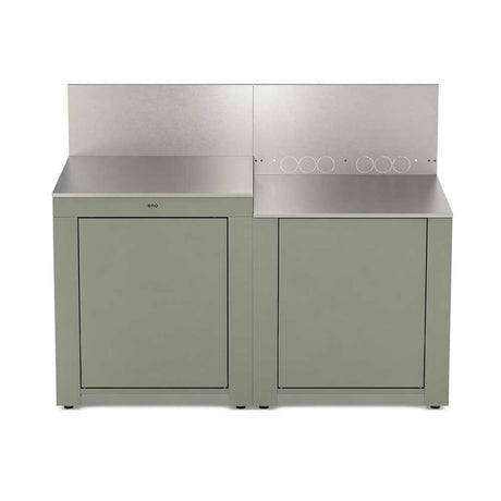 Cuisine Essential 2 Modules Vert Sauge - ENO super promo