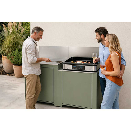 Cuisine Essential 2 Modules Vert Sauge - ENO en promotion