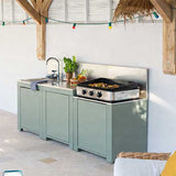 Cuisine CLASSIC 3 Modules Vert Sauge - ENO en promotion