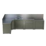 Cuisine COMFORT 5 Modules Vert Sauge - ENO