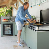 Cuisine COMFORT 5 Modules Vert Sauge - ENO robuste, résistante, performante et durable