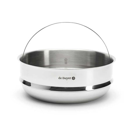 Cuit-vapeur en inox 24 cm - DE BUYER