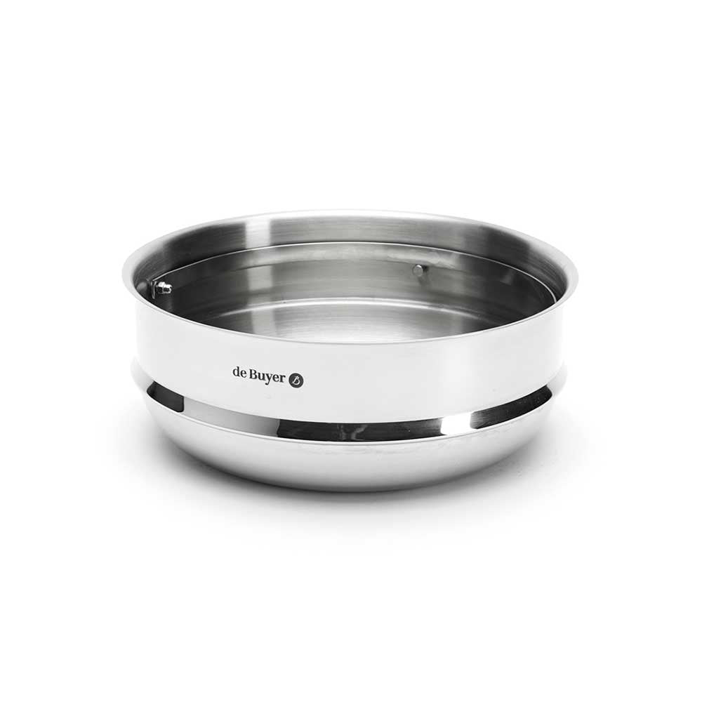 Cuit-vapeur en inox 24 cm - DE BUYER promotion