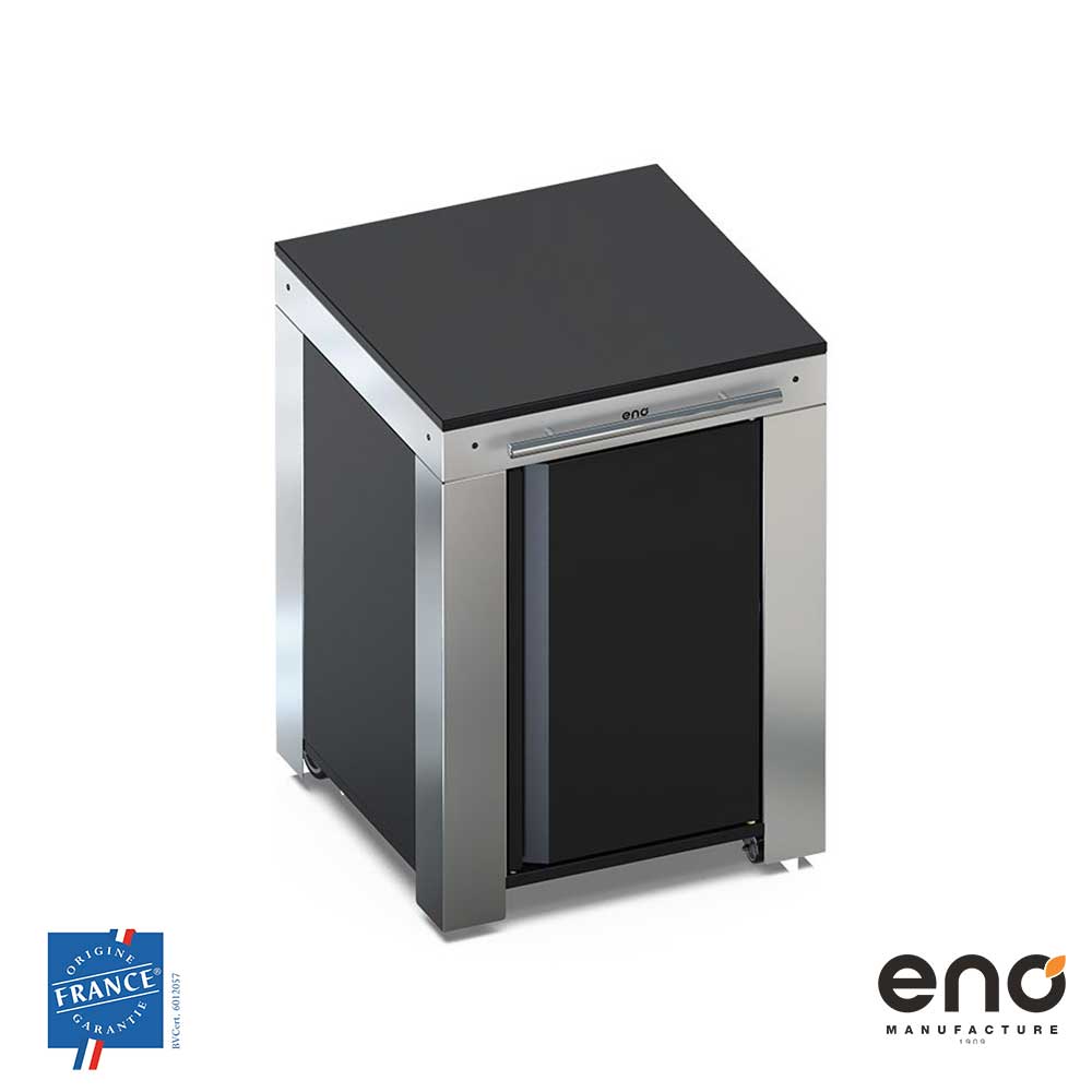 Meuble FELIX 60 cm Noir Inox - ENO