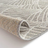 Détail du tapis Marsanne Eventail Gris - LAFUMA