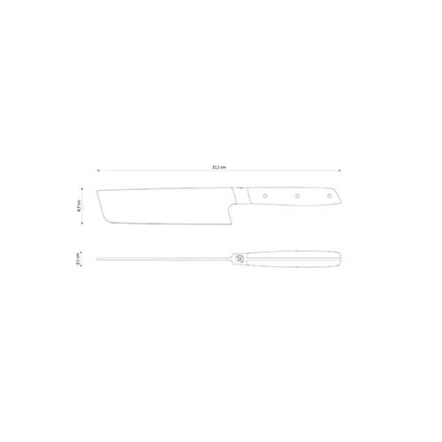 Couteau Nakiri Signature 16 cm - 32 DUMAS dimensions