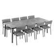 Ensemble table extensible et 8 fauteuils de jardin - LAFUMA