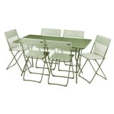 Salon de jardin Table de jardin pliante 6 chaises Balcony - LAFUMA vert moss