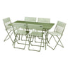 Salon de jardin Table de jardin pliante 6 chaises Balcony - LAFUMA vert moss