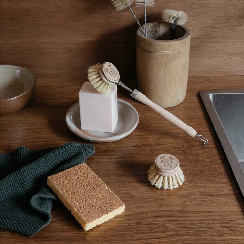 Lot de 2 Eponges vaisselle 100% naturelles - ANDREE JARDIN en promo