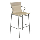 Fauteuil haut CHR LAFUMA, toile Batyline Noisette, pieds titane.