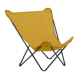 Fauteuil extérieur papillon POP UP XL toile Airlon - LAFUMA curry