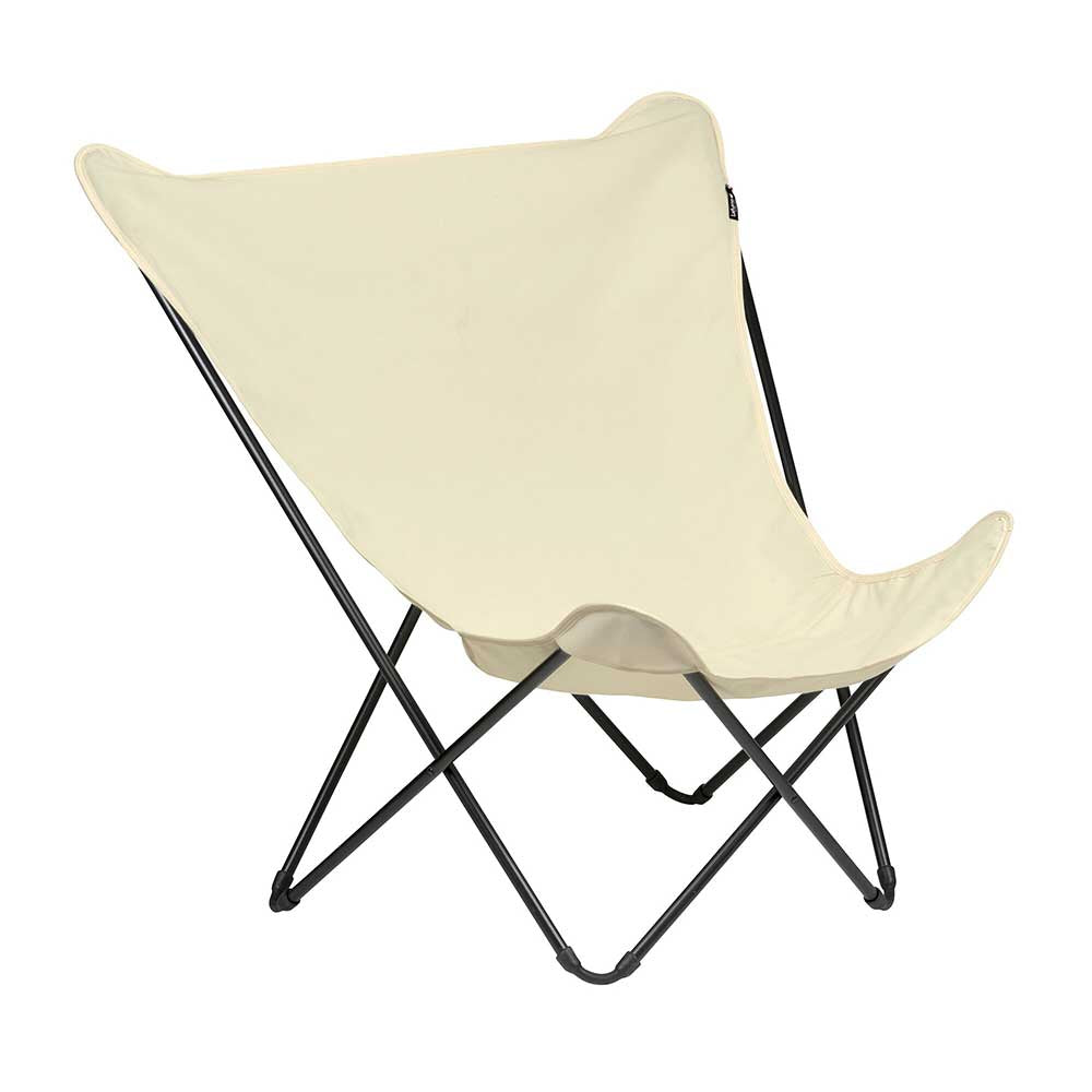 Fauteuil extérieur papillon POP UP XL toile Airlon - LAFUMA ecru