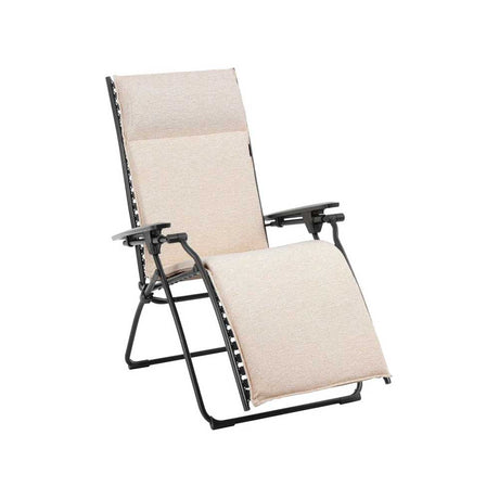 Fauteuil Relax matelassé Bayanne Niksen beige - LAFUMA