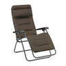 Fauteuil Relax matelassé Zéro Gravité Rsx clip Aircomfort LAFUMA marron aupe