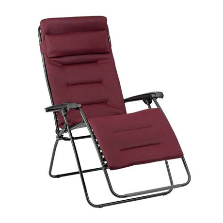 Fauteuil Relax matelassé Zéro Gravité Rsx clip XL Aircomfort LAFUMA bordeaux