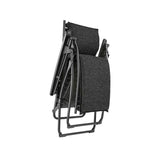 Fauteuil de relaxation multi position pliant BAYANNE toile Tundra - LAFUMA résistant aux tâches