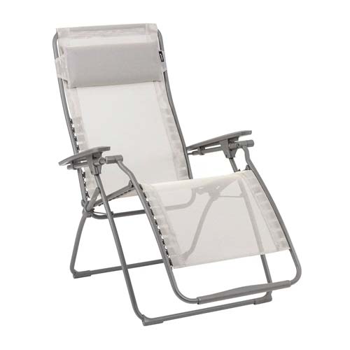 Fauteuil Relax Zéro Gravité Futura Batyline LAFUMA beige seigle