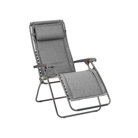 Fauteuil Relax matelassé Zéro Gravité Rsx clip LightComfort gris ombre - LAFUMA