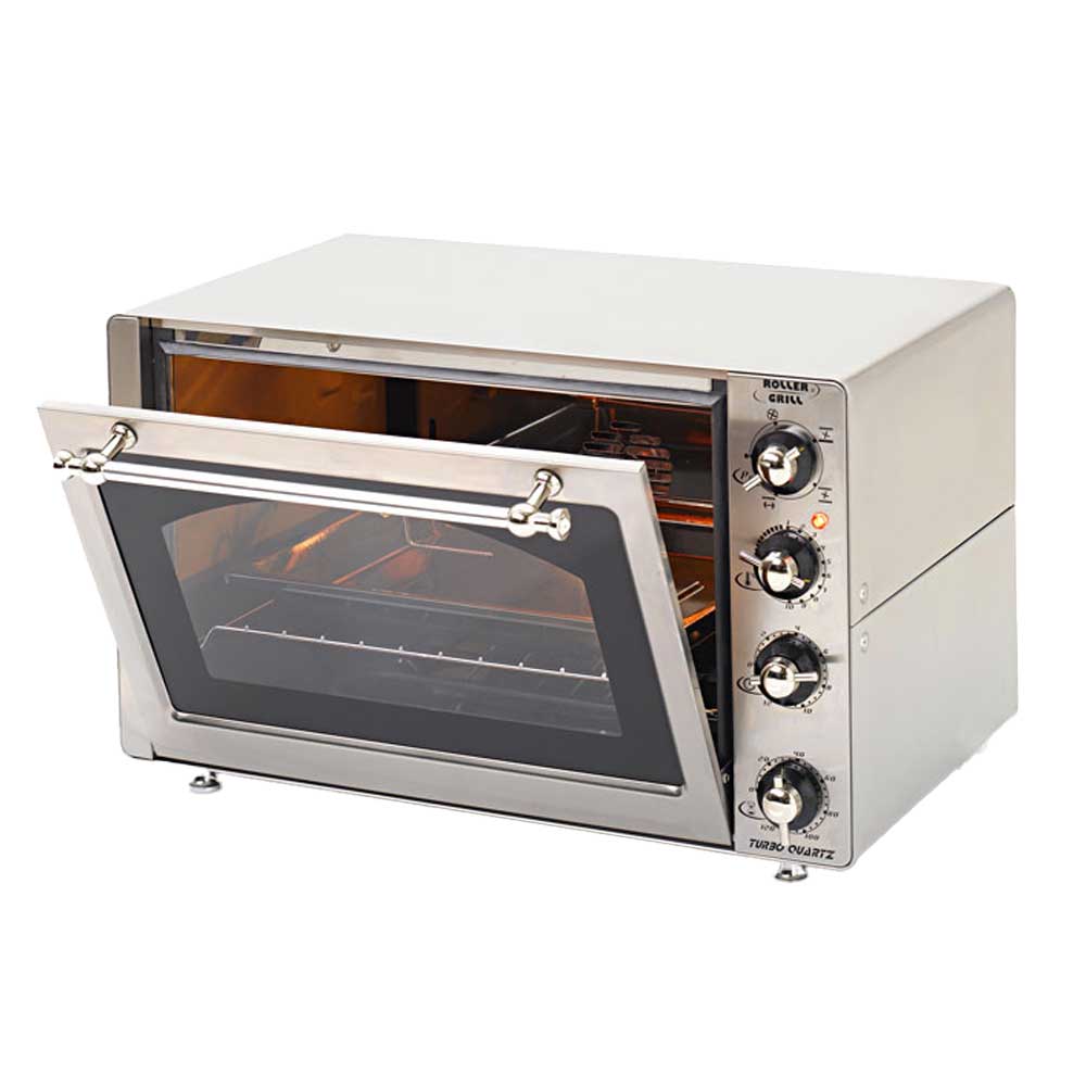 Four professionnel multifonction TQ avec programmateur de cuisson inox - ROLLER GRILL
