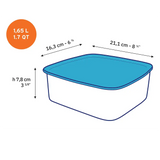 Boite de conservation freshbox rectangulaire 16cm duralex