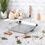 Gril Carré inox 30cm Casteline - CRISTEL amovible