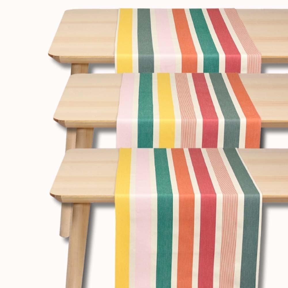 Jeté de table GARLIN Melon - ARTIGA exemple de découpe