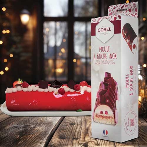 Kit moule à bûche 30 cm - GOBEL promo