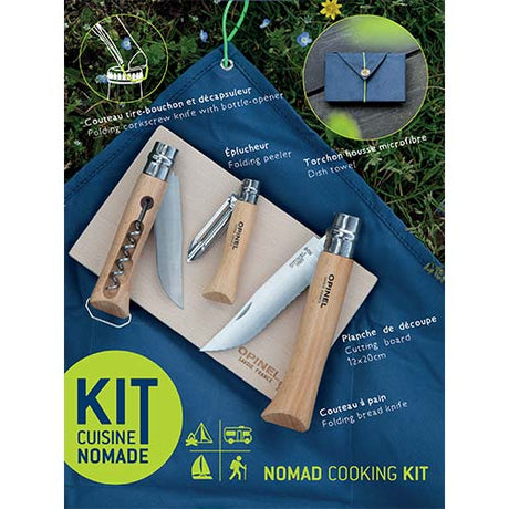 Kit Cuisine Nomade avec N°10 Tire-Bouchon Décapsuleur – OPINEL promotion