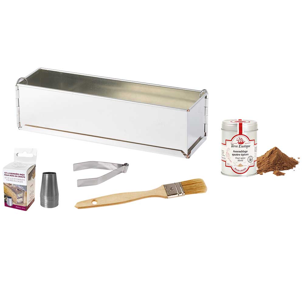 Kit Pâté en croûte fer blanc Gobel
