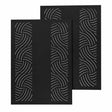 Lot de 2 plaques murales Essentiel noire - LE MARQUIER