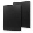 Lot de 2 plaques murales Unie noire 75 cm x 100 cm - LE MARQUIER