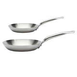 Lot de 2 Poêles Alchimy Inox - de BUYER