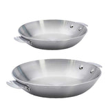 Lot 2 Poêles inox Alchimy LOQY - DE BUYER