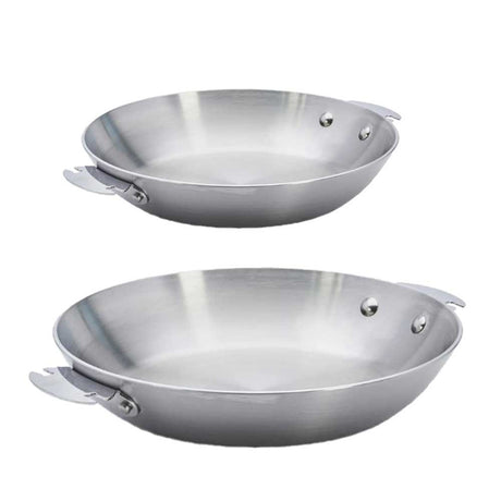 Lot 2 Poêles inox Alchimy LOQY - DE BUYER