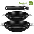 Lot 2 poêles Cookway Céramique avec poignée amovible – CRISTEL