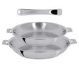 Lot de 2 Poêles inox Casteline poignée amovible OFFERTE - CRISTEL