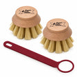 Lot de 2 SUPER brosses vaisselle et manche Rouge Brique – ANDRÉE JARDIN