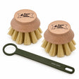 Lot de 2 SUPER brosses vaisselle et manche Vert Olive – ANDRÉE JARDIN